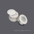 15g 20g 30g empty white round  in stock acrylic cream jar with silver lid 20ml 50ml plastic white luxury lotion bottles